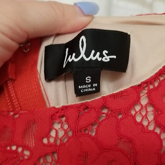 Lulus red dress - Picture 3 of 4